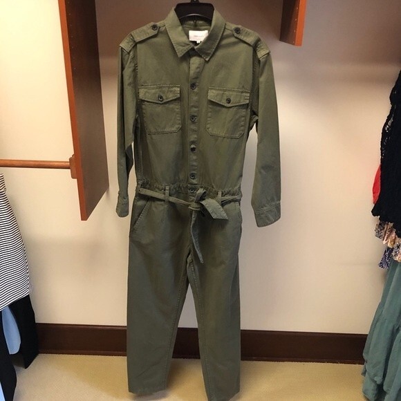 Current Elliott Mele Green Coverall - Picture 2 of 7